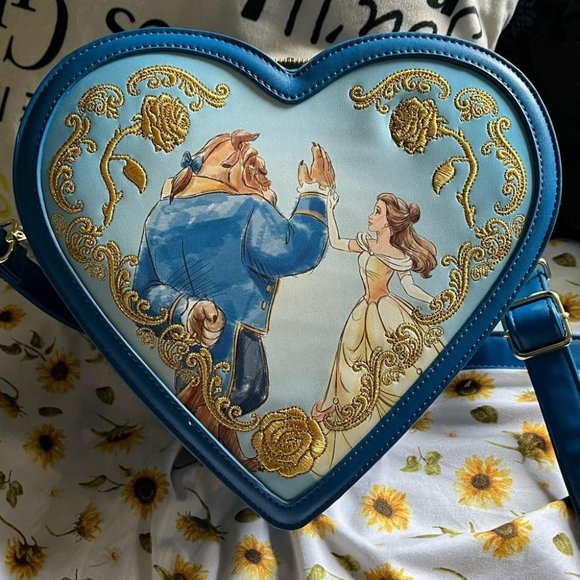 Disney Beauty and the Beast Loungefly and wallet
